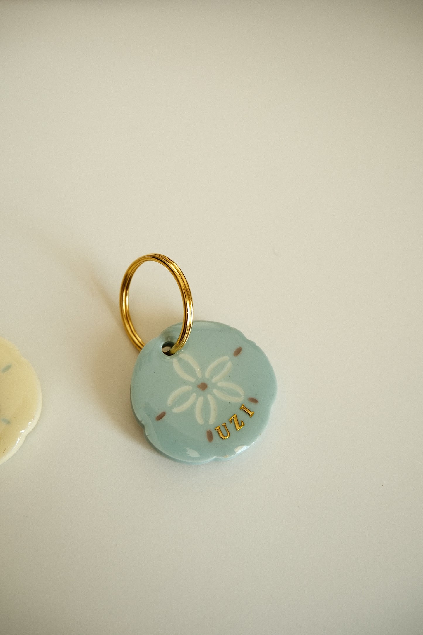Médaille Sand dollar baby blue