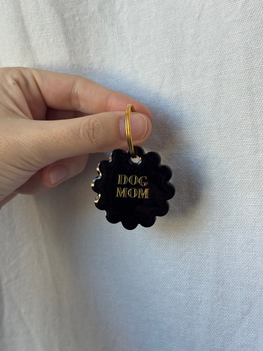 Porte clé Dog mom - Ristretto tartelette