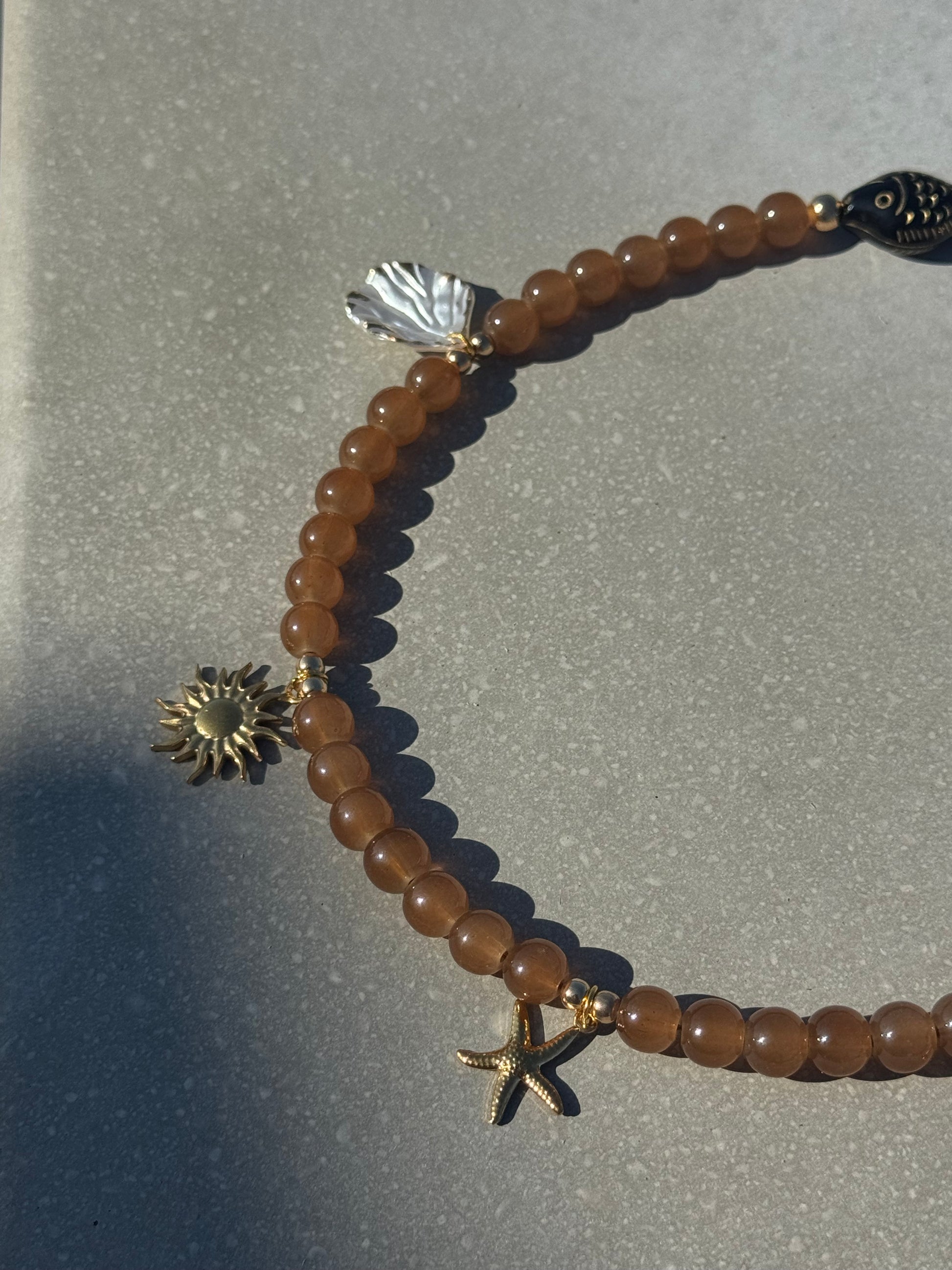 Collier porte médaille Marée Basse - Aura Necklaces